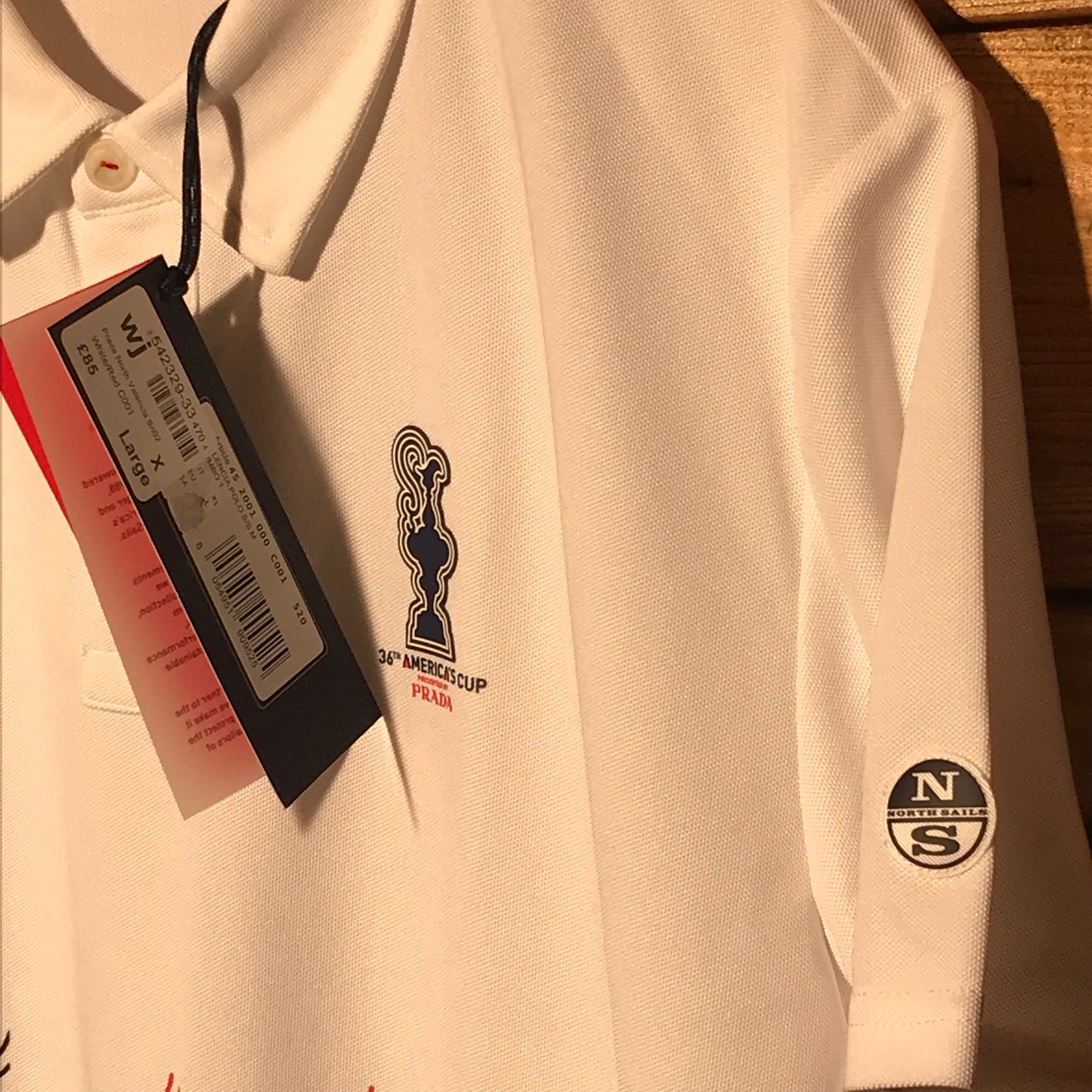 Prada x North Sails AC36 polo t shirt