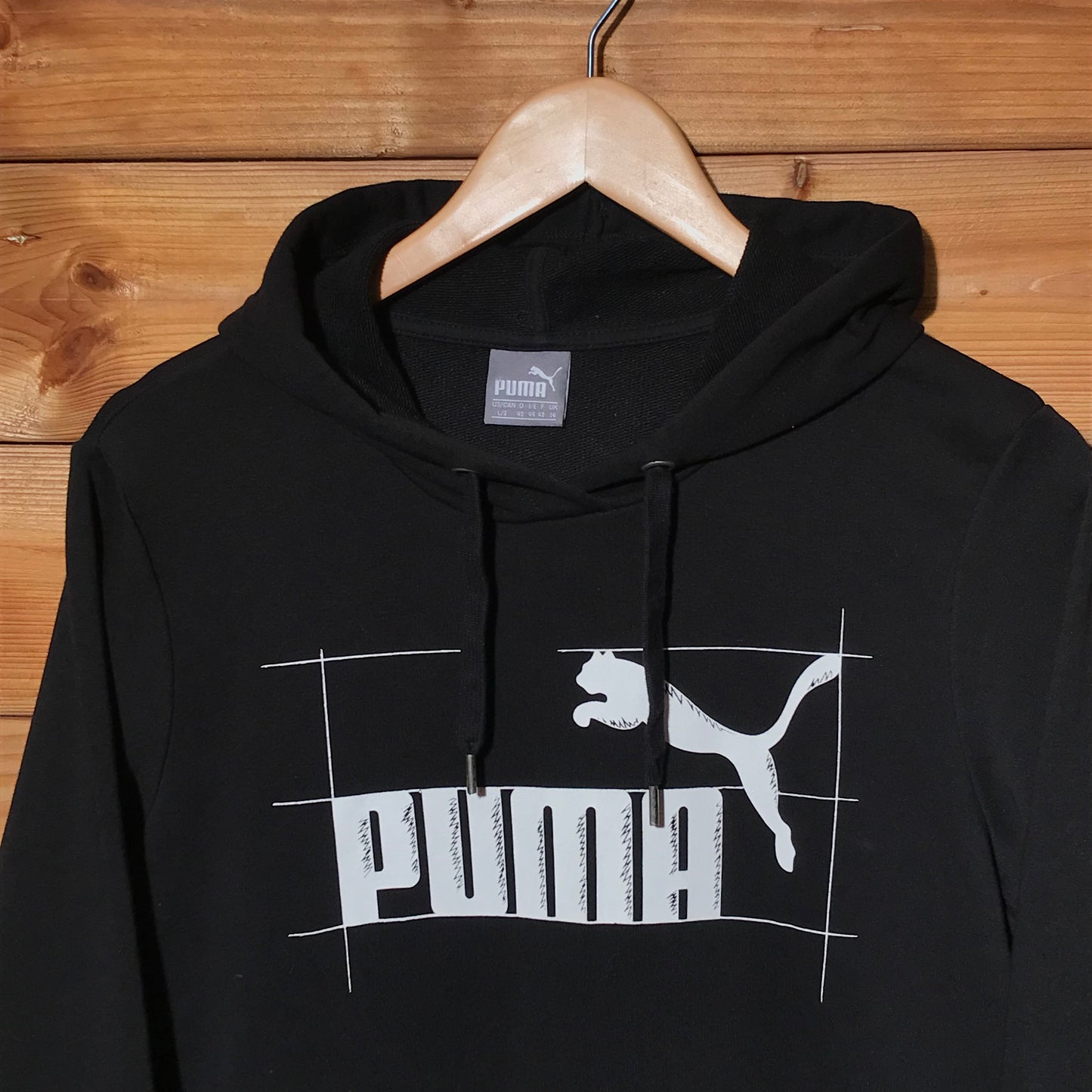 Puma Lined Spellout hoodie