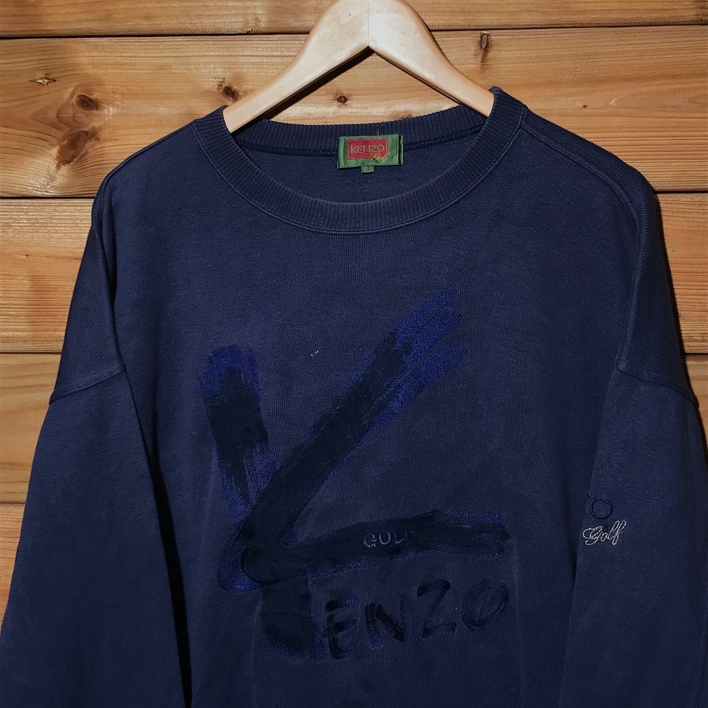 90s Kenzo Golf Spellout Logo sweatshirt