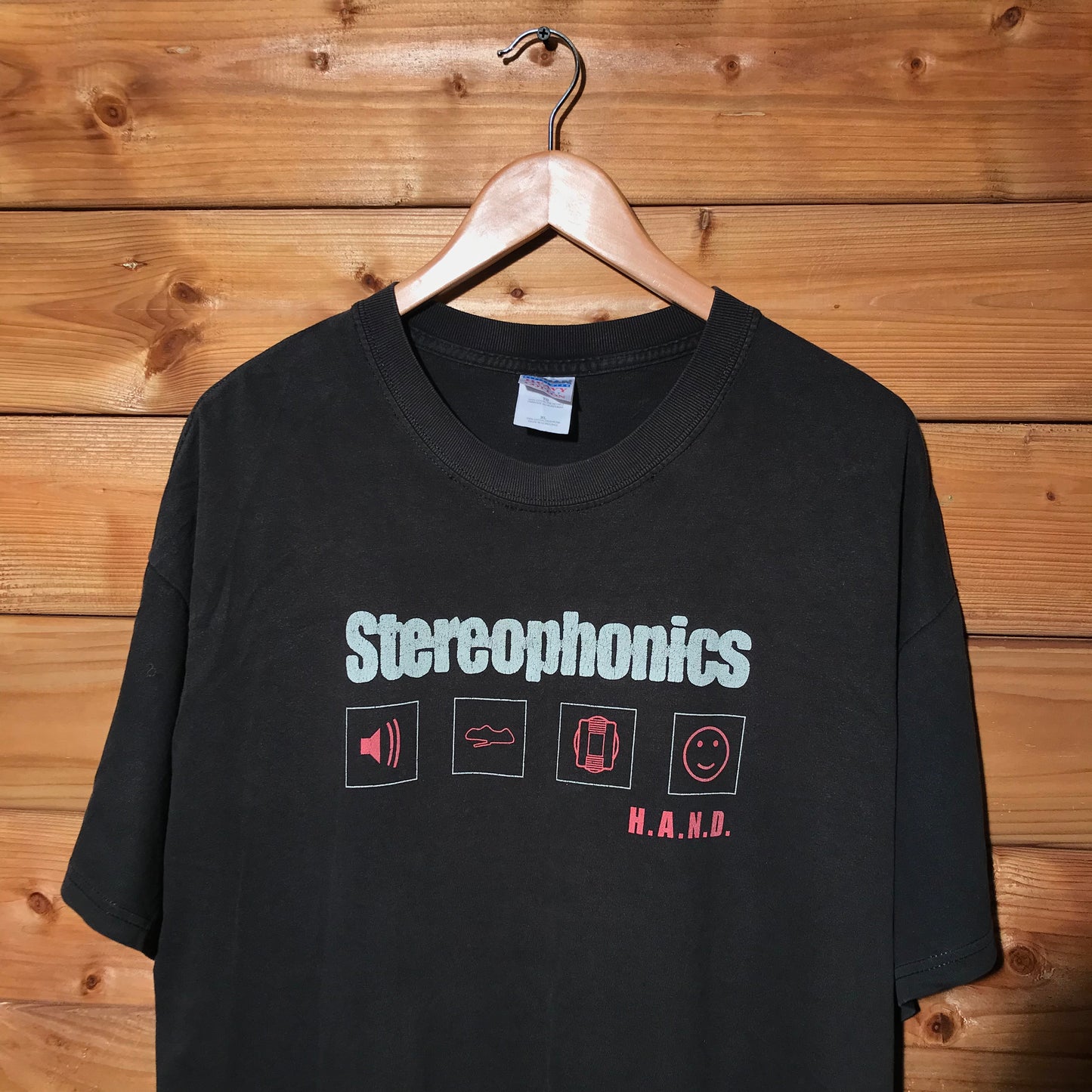 2001 Stereophonics H.A.N.D Tour t shirt