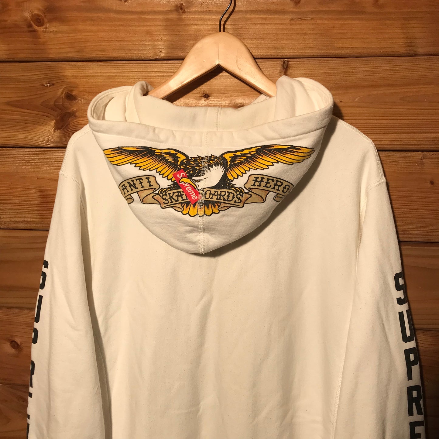 Supreme x AntiHero Skateboards hoodie