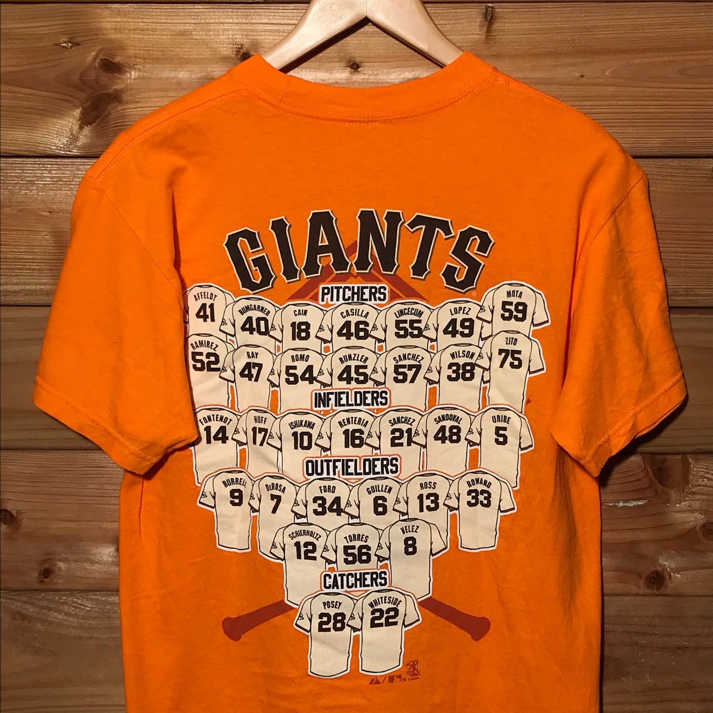 2010 Majestic SF Giants World Series Champs t shirt