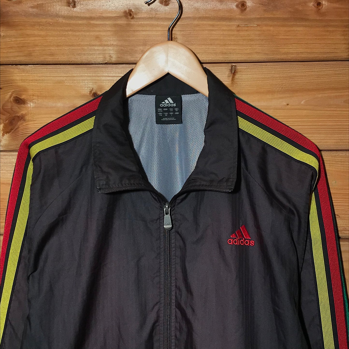 Adidas Rasta Striped track jacket