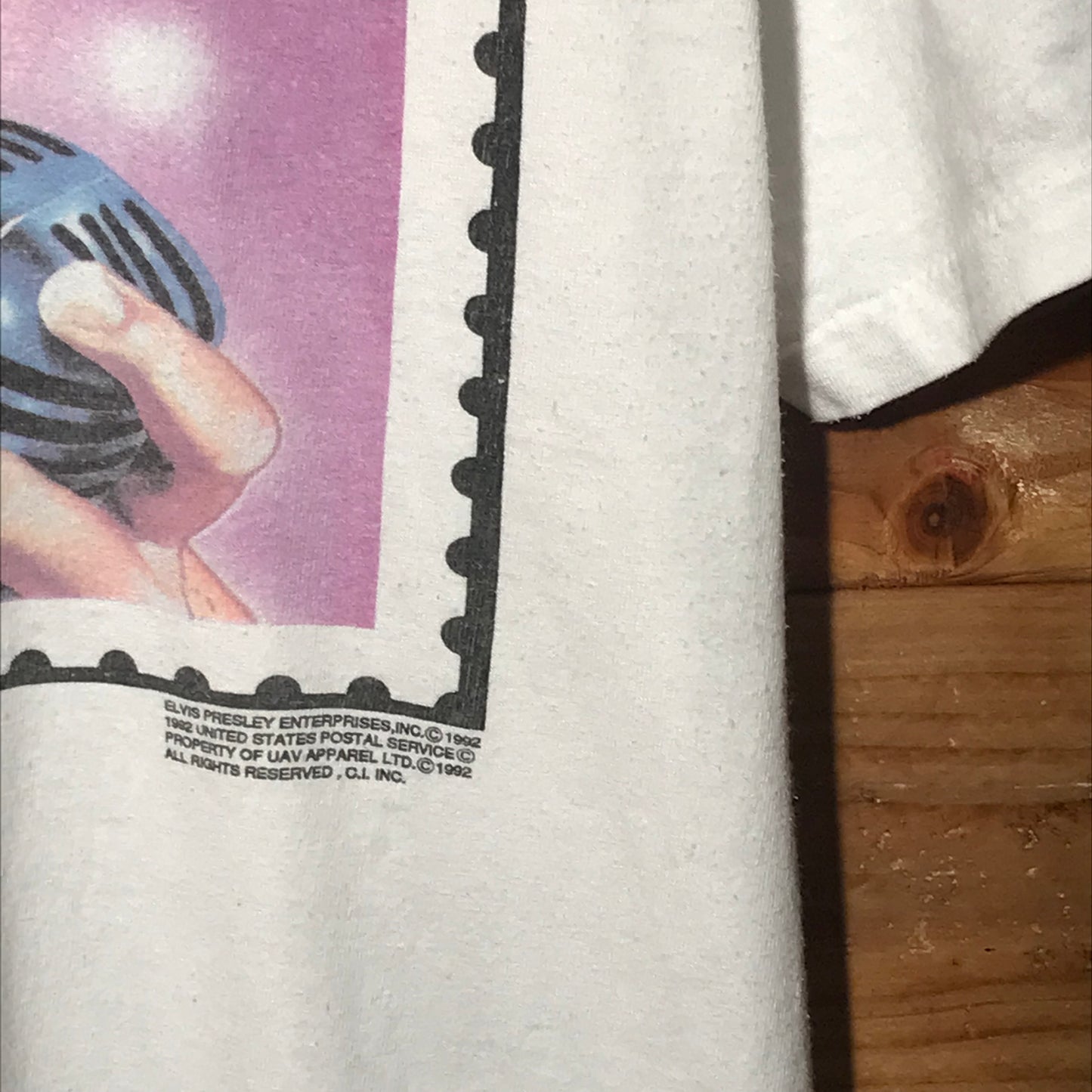 1992 Elvis Presley Stamp t shirt