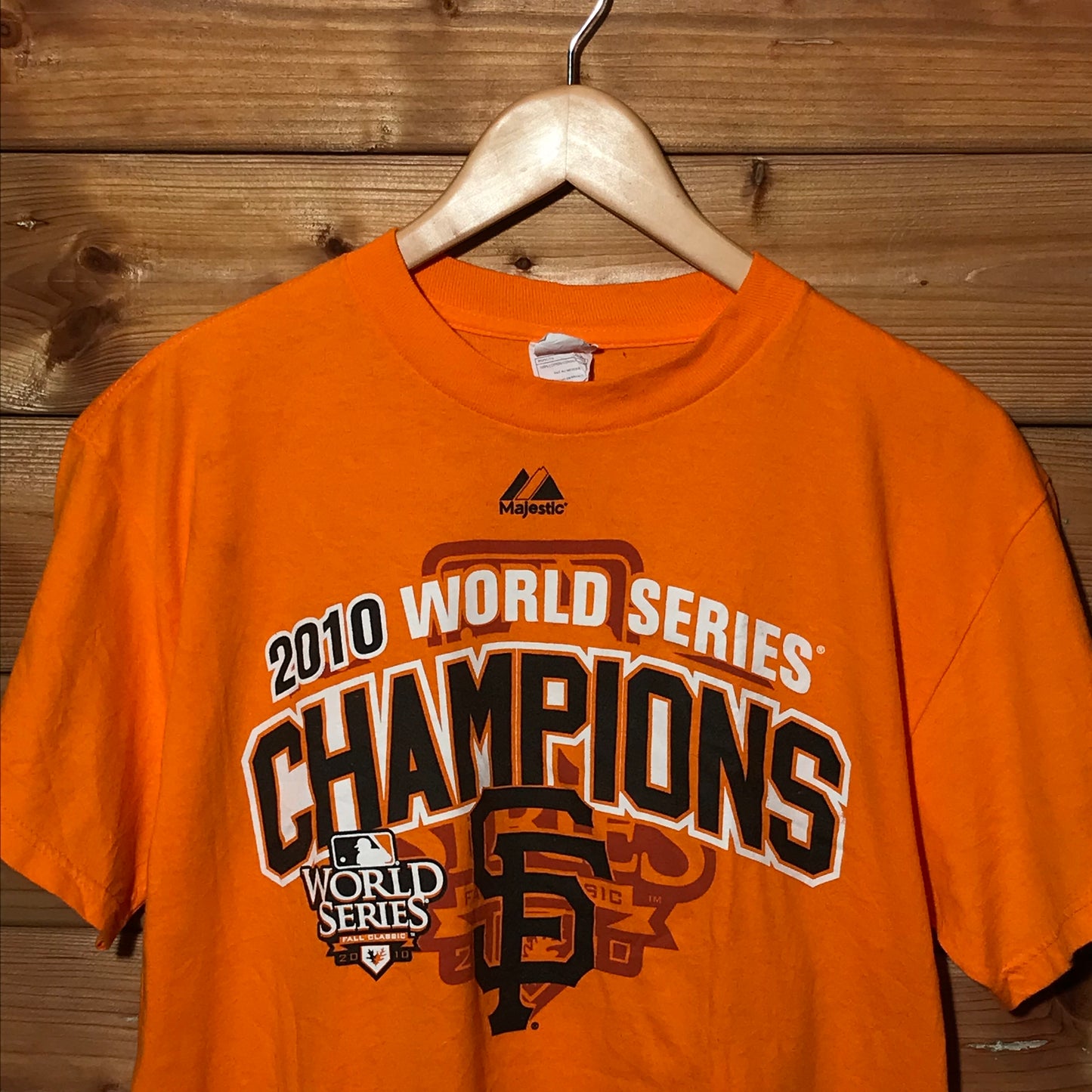 2010 Majestic SF Giants World Series Champs t shirt