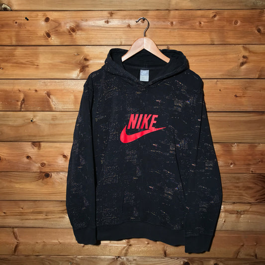 Nike Swoosh and Spellout Digi Camo hoodie