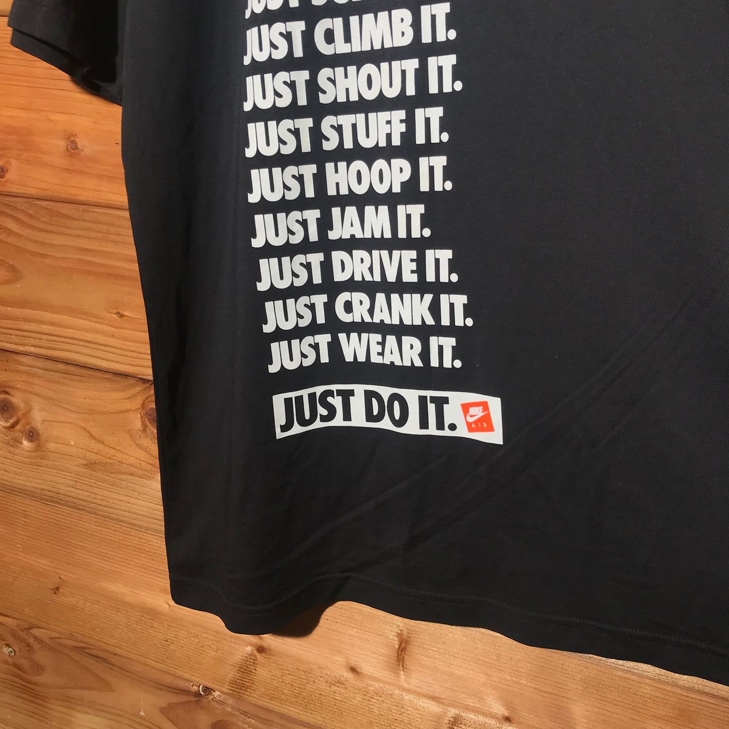 Nike Slogan Repeat t shirt