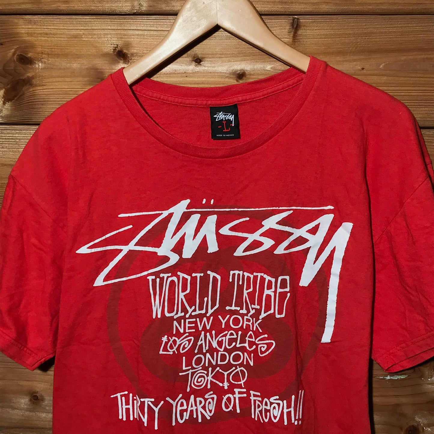 2010 Stüssy 30 Years of Fresh Anniversary t shirt