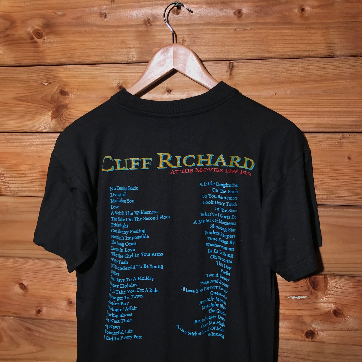 Cliff Richard At The Movies 1959-1974 t shirt