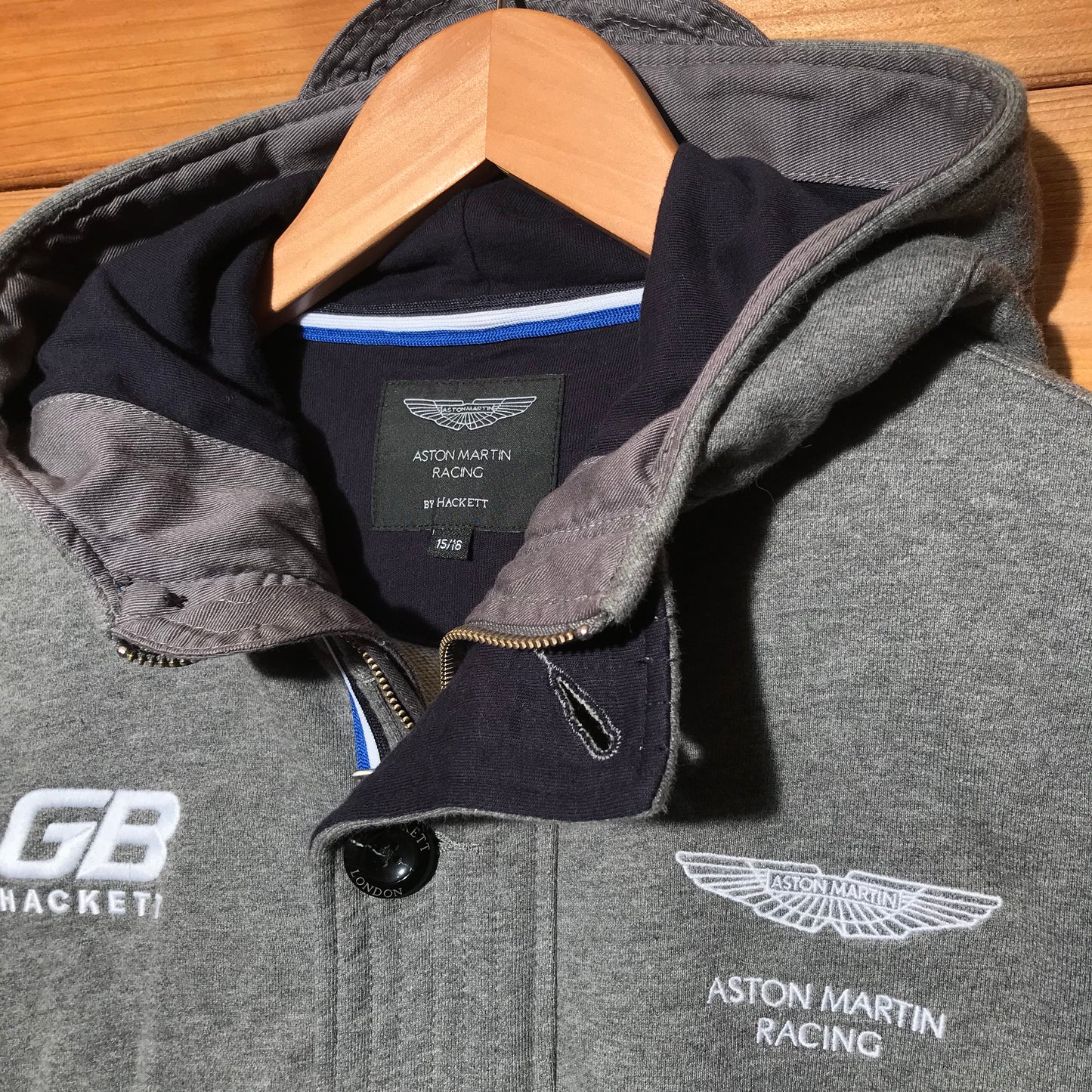 Hackett x Aston Martin Racing zip up hoodie