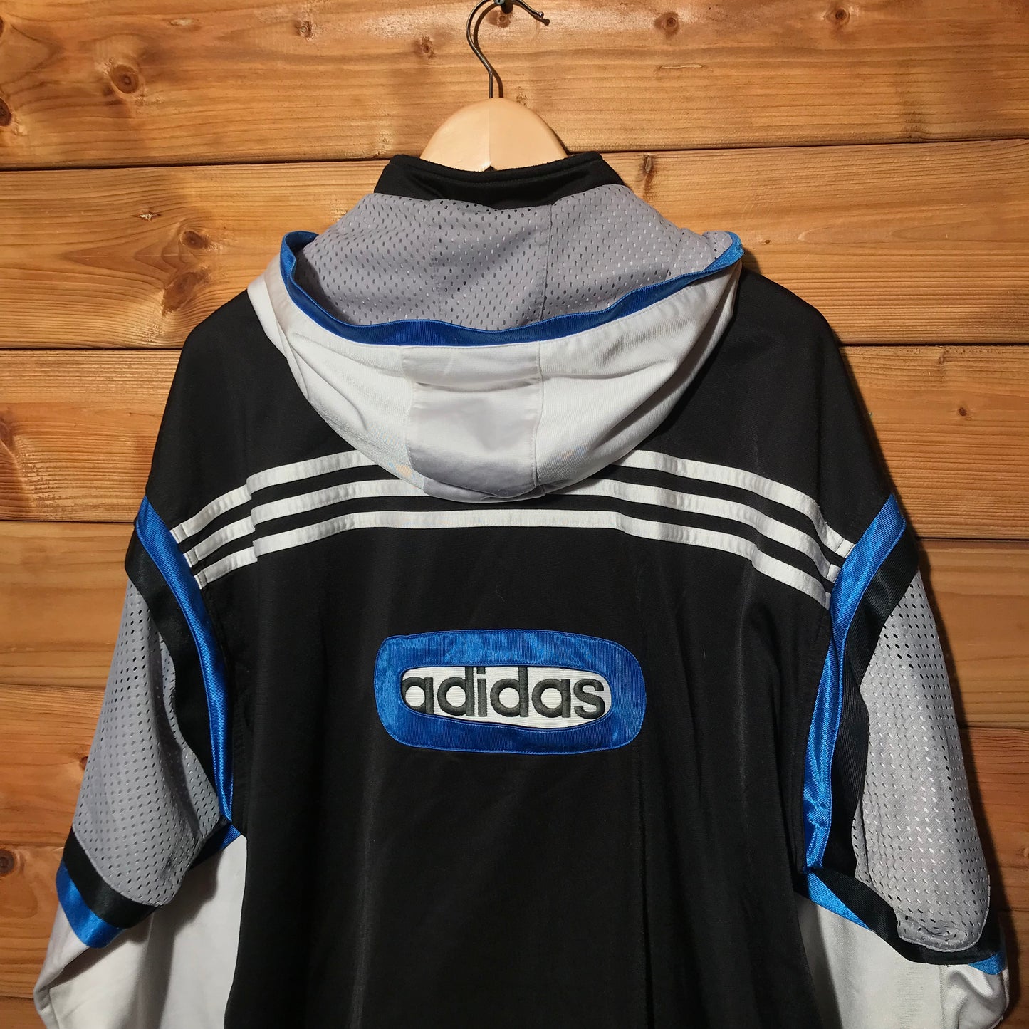 90s Adidas Striped Layered track jacket