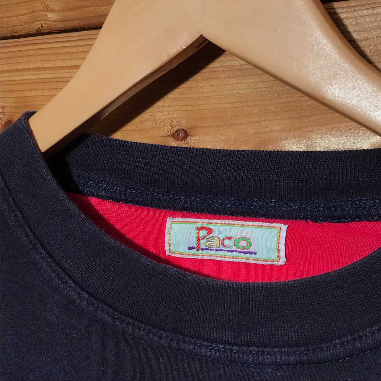 90s Paco Company spellout sweatshirt