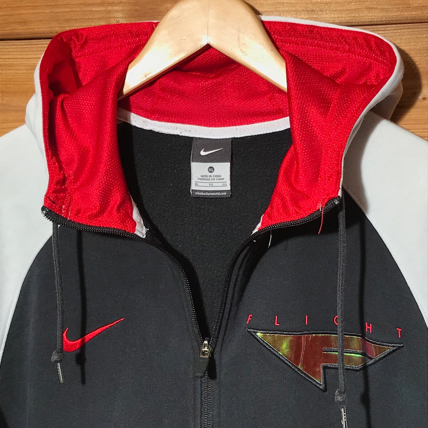 Nike Air Flight zip up hoodie