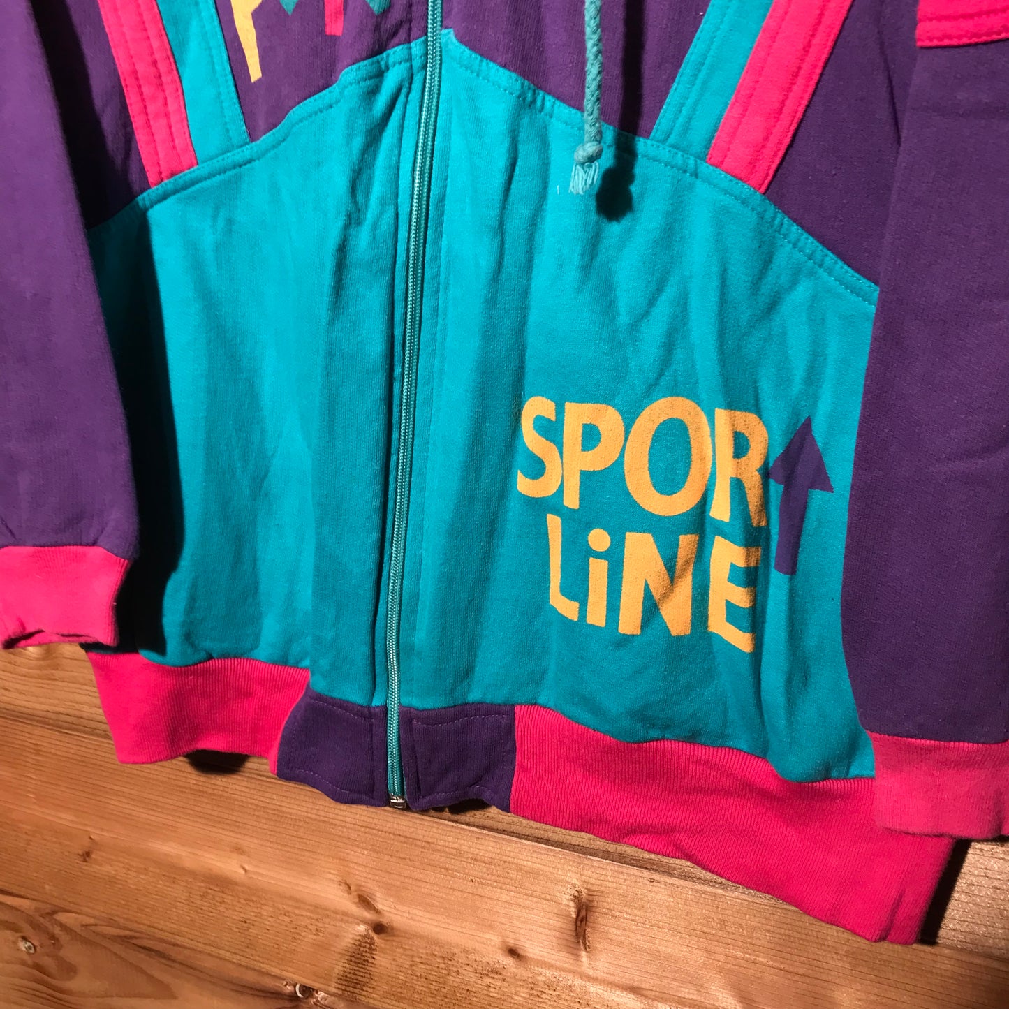 90s Futures Sport Line zip up hoodie