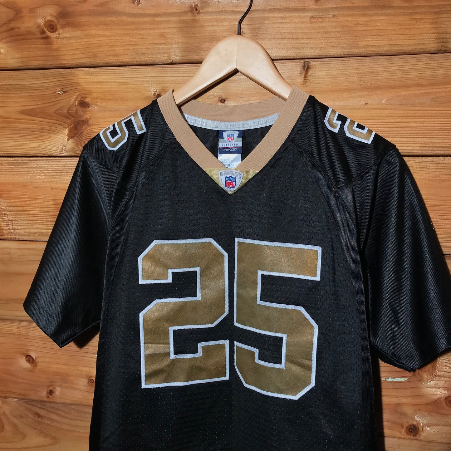 Reebok x NFL Saints Reggie Bush jersey t shirt