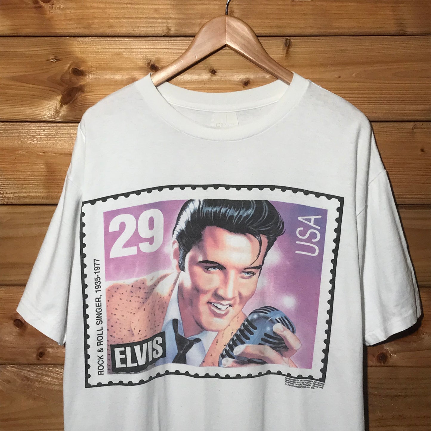 1992 Elvis Presley Stamp t shirt