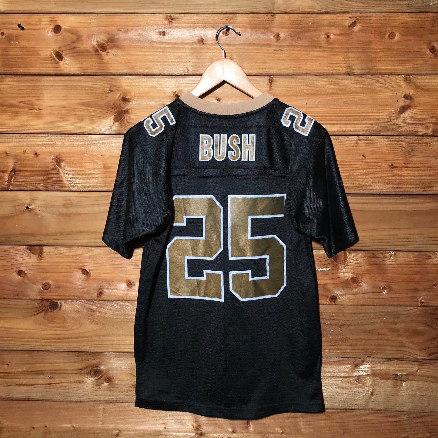 Reebok x NFL Saints Reggie Bush jersey t shirt