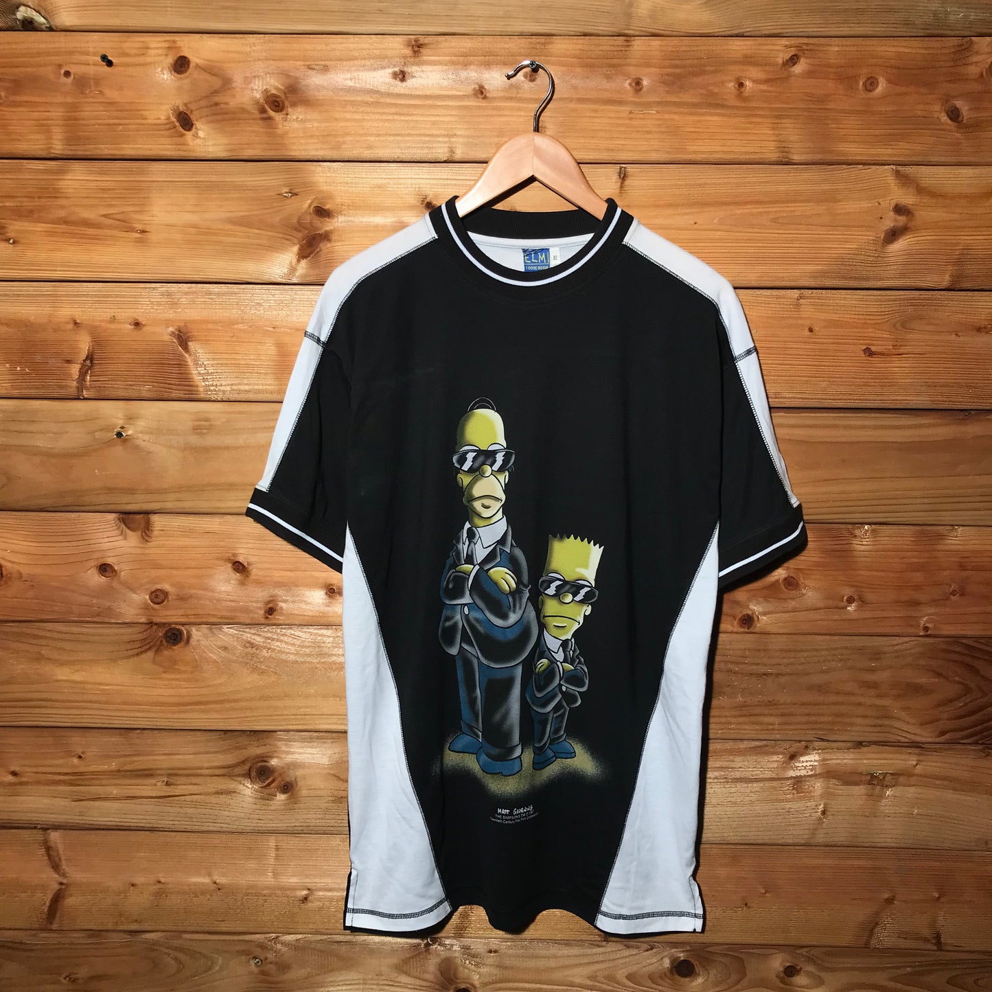 1997 The Simpsons Men In Black Parody t shirt