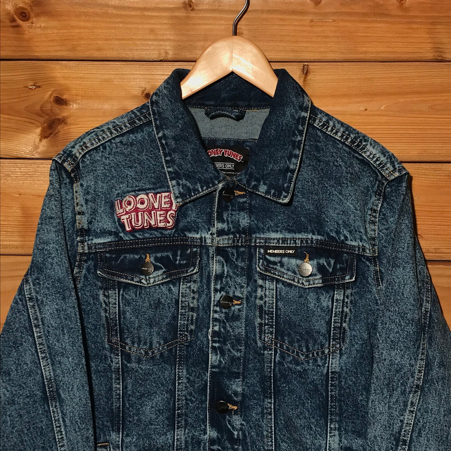 Members Only Looney Tunes denim jacket