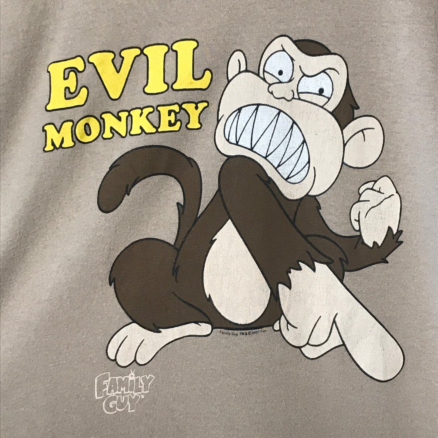 2007 Family Guy Evil Monkey t shirt