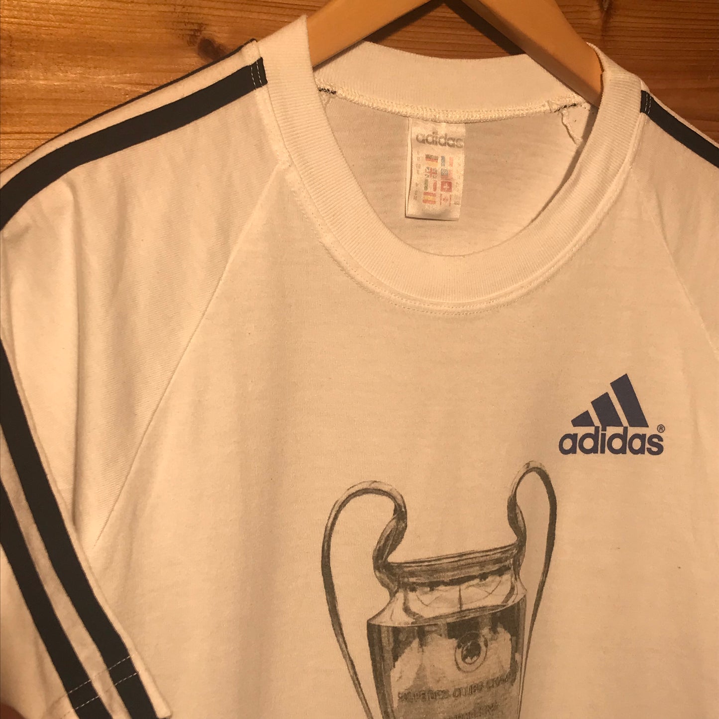 2002 Adidas Real Madrid Champions League t shirt