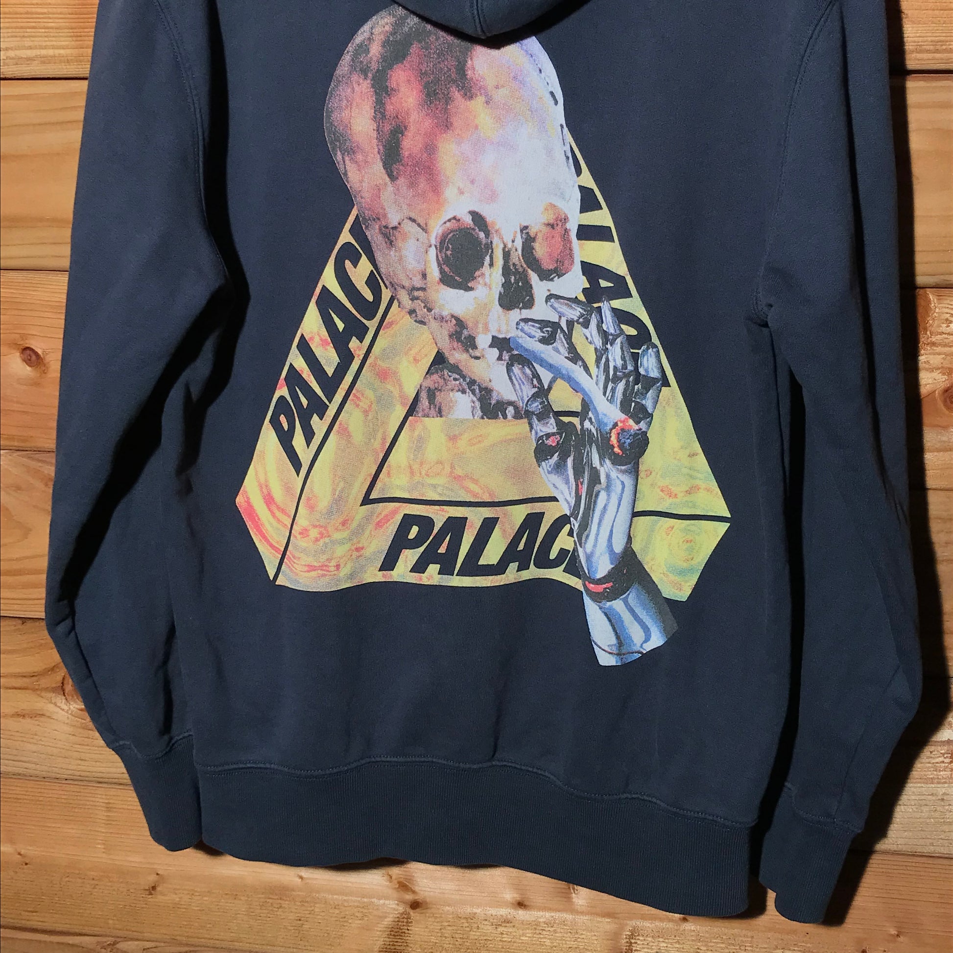 Palace smoking cheap skull hoodie