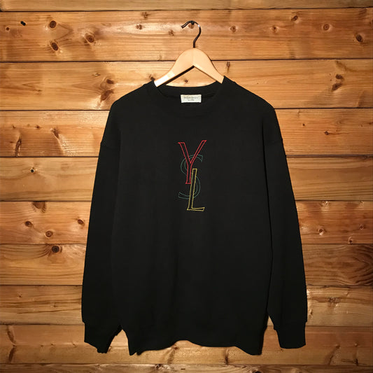 90s Yves Saint Laurent Rasta Spellout sweatshirt