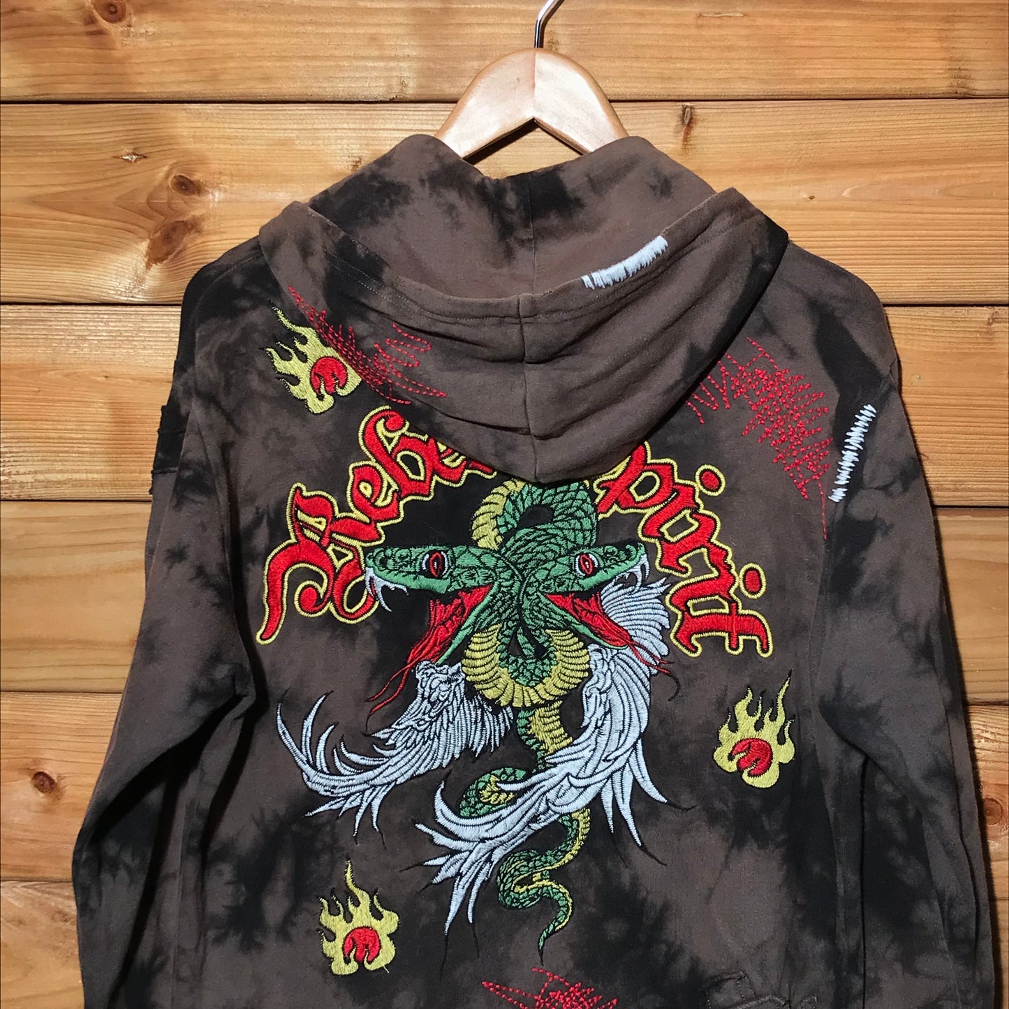 Rebel Spirit Snakes zip up hoodie