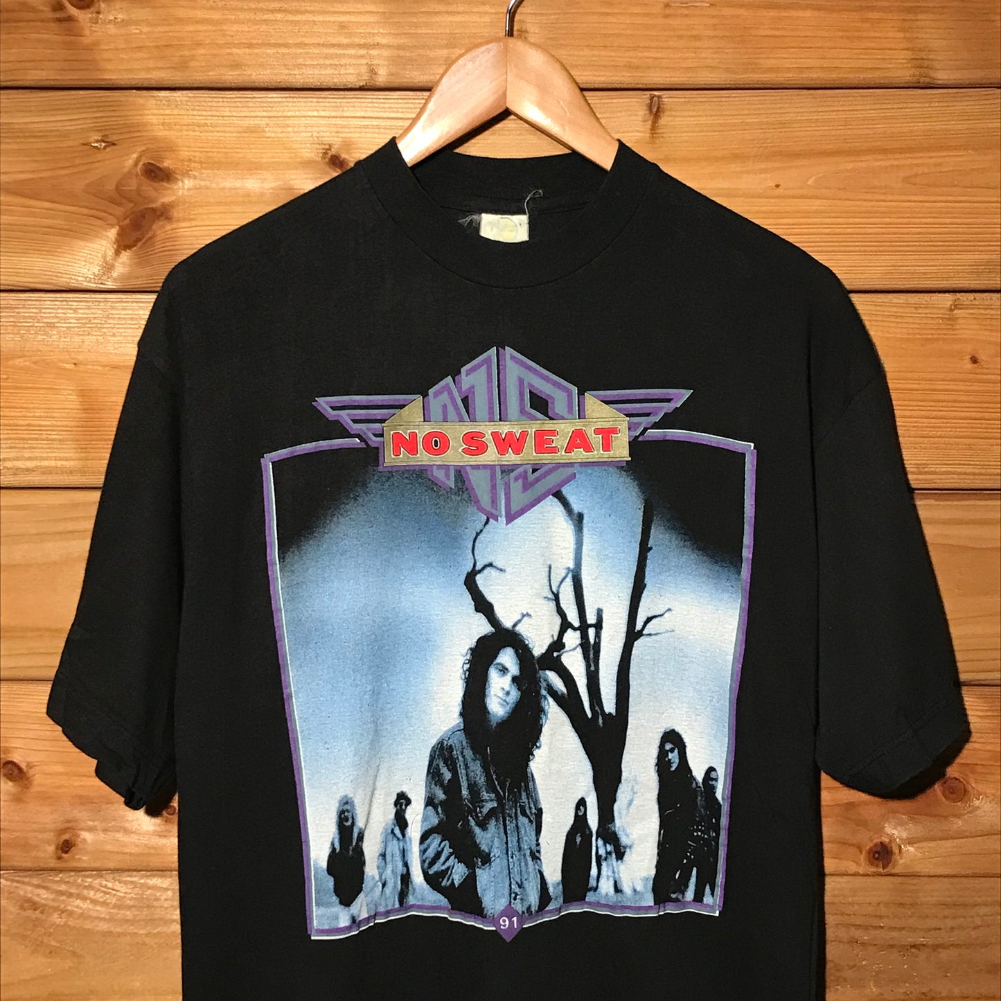 1991 No Sweat Uk Tour Band t shirt