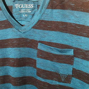 Guess Striped Pocket t shirt
