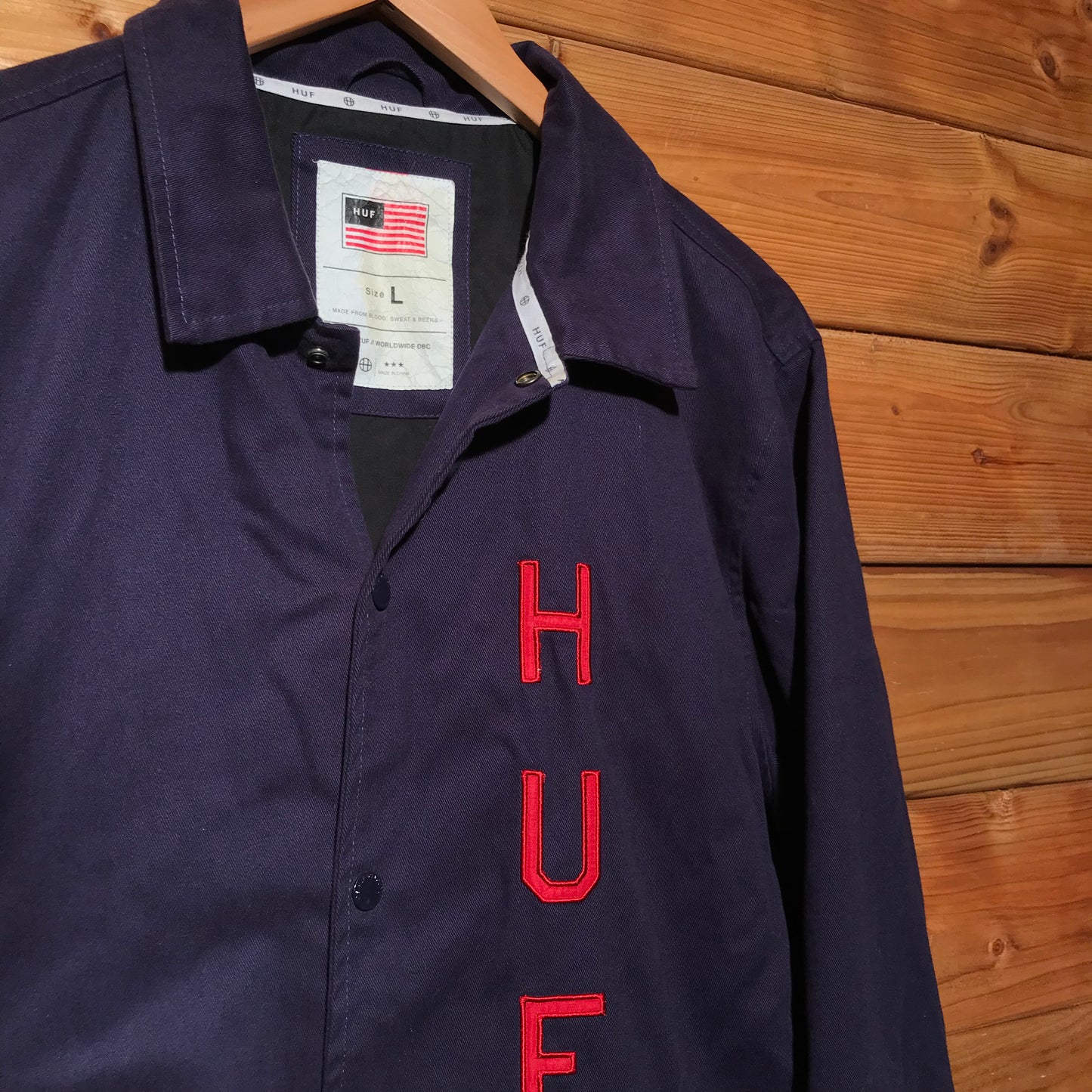 HUF Worldwide Spelldown harrington jacket