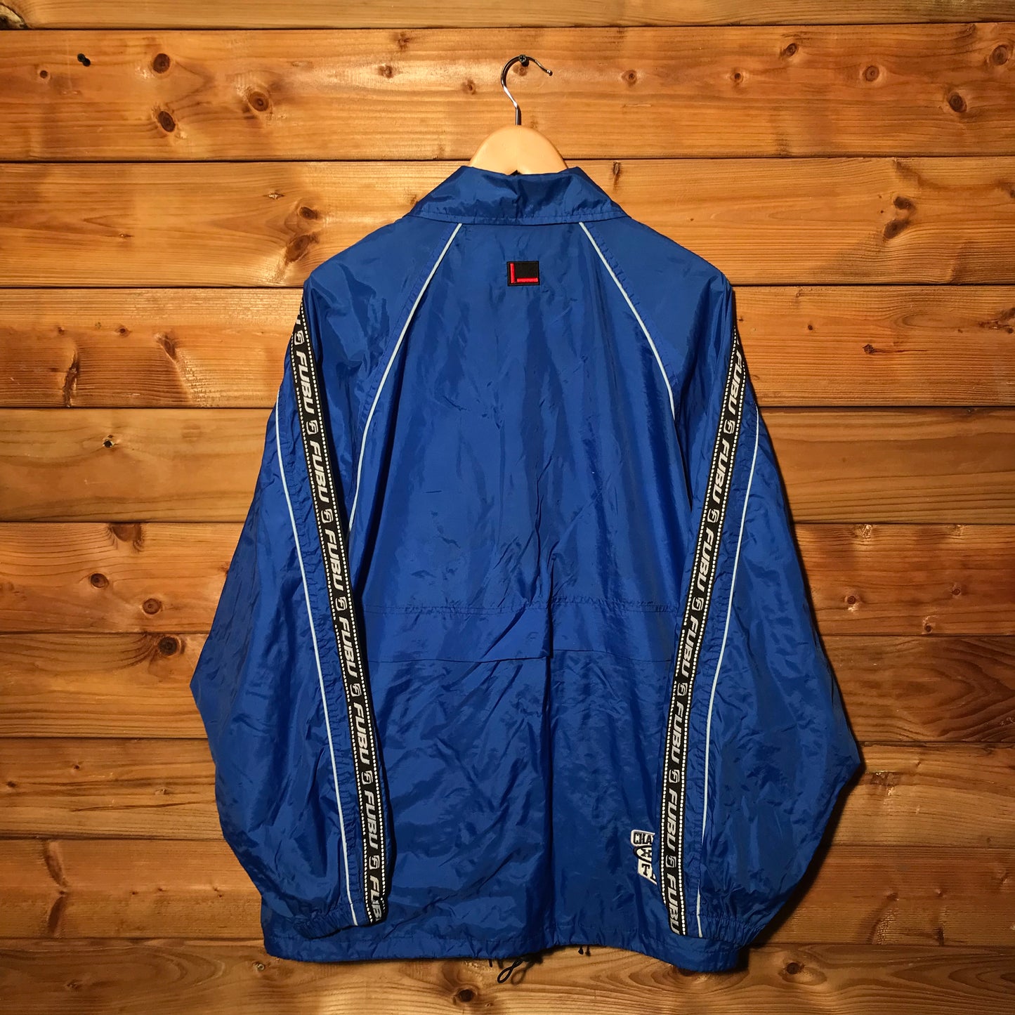 Fubu League 05 taped windbreaker jacket