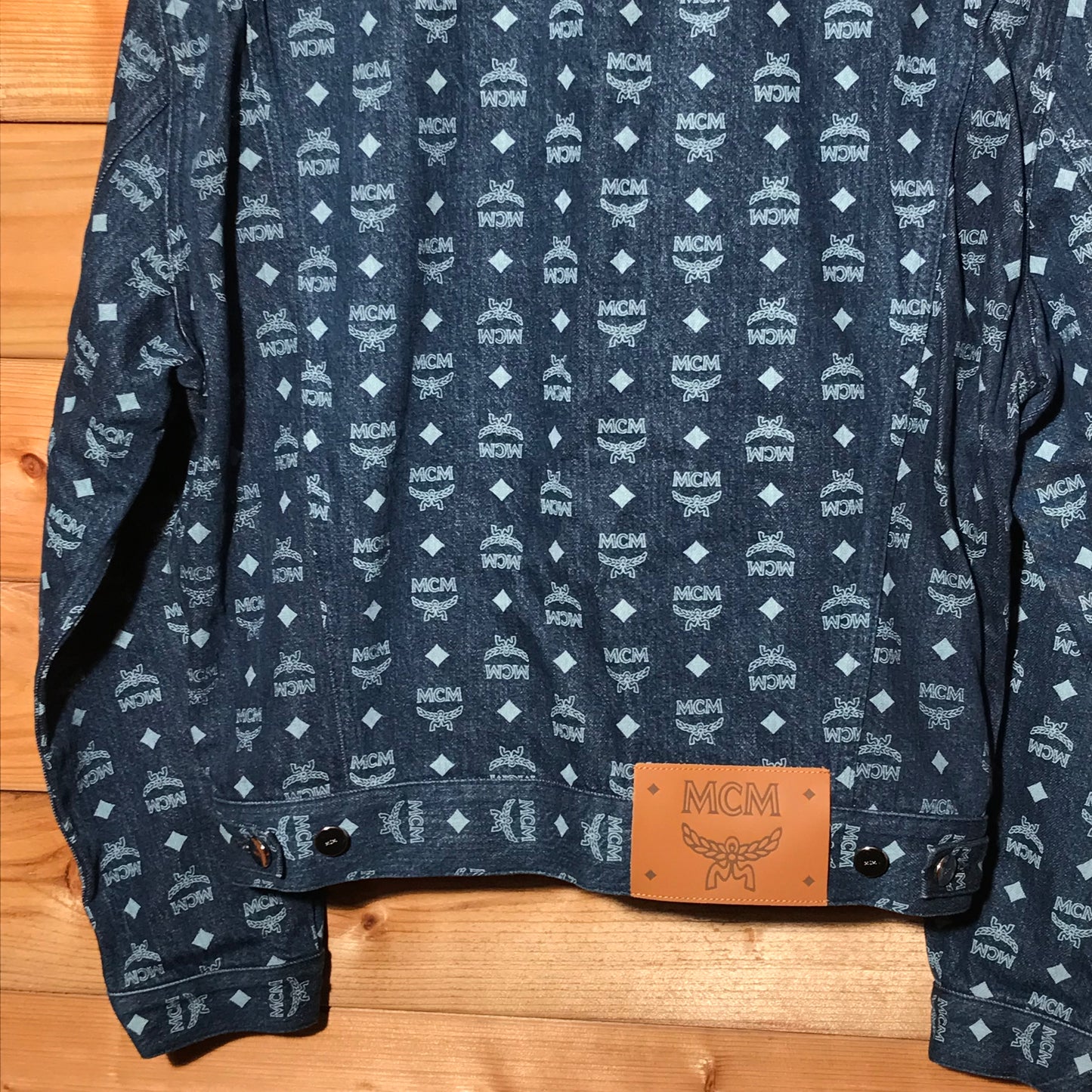 MCM Worldwide Monogram denim jacket