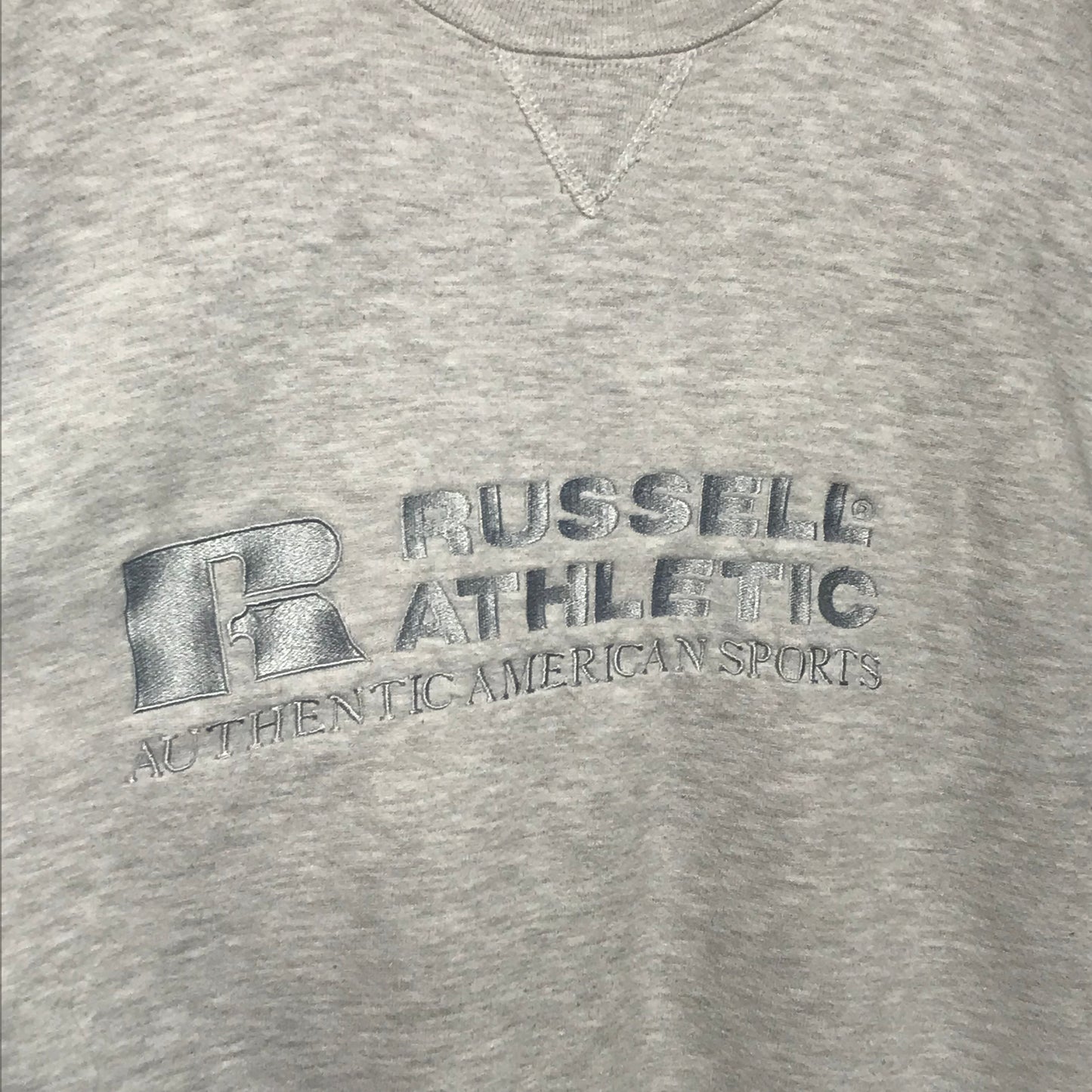 90s Russell Athletic Tonal Spellout sweatshirt