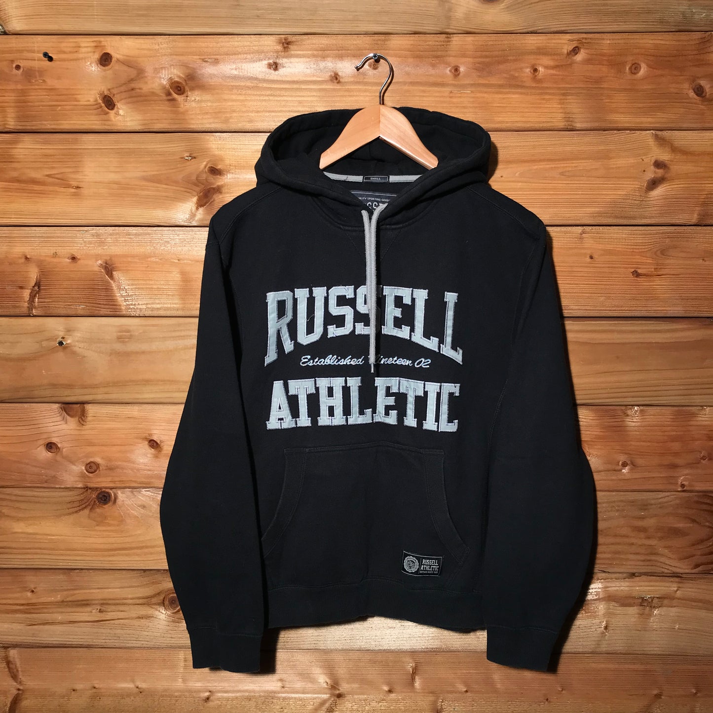 Russell Athletic spellout hoodie