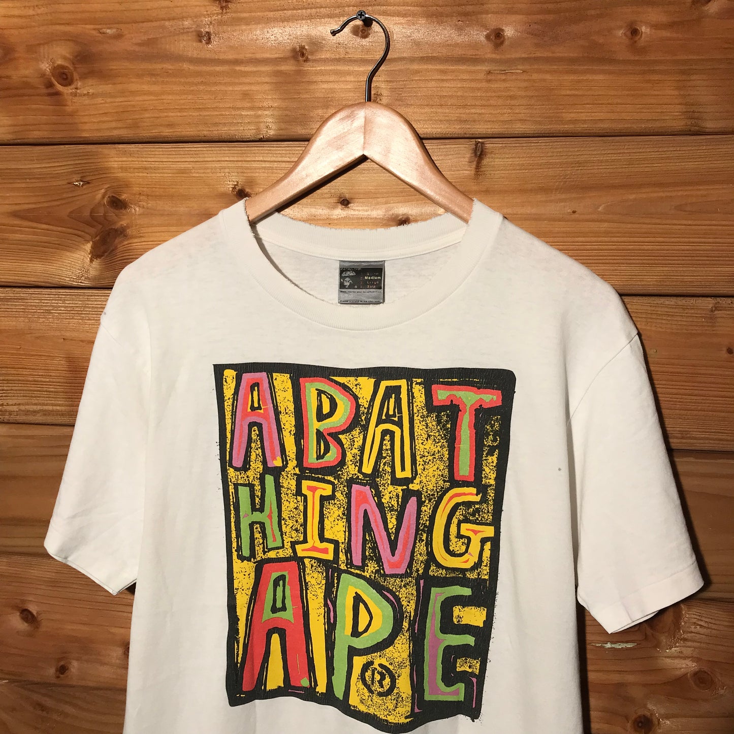 Bape, A Bathing Ape Happy Mondays Felicitee t shirt