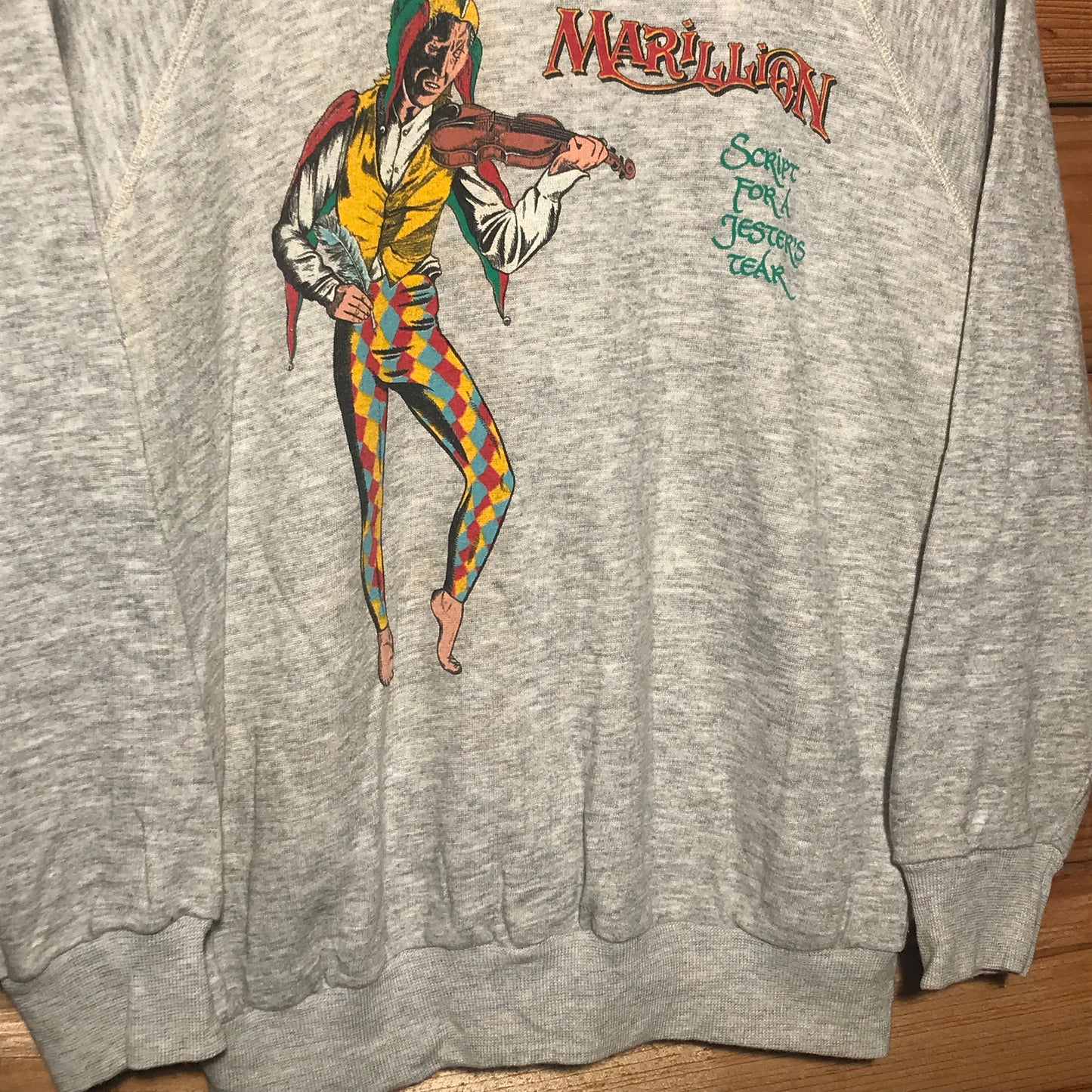 1983 Marillion Script for a Jesters Tear sweatshirt