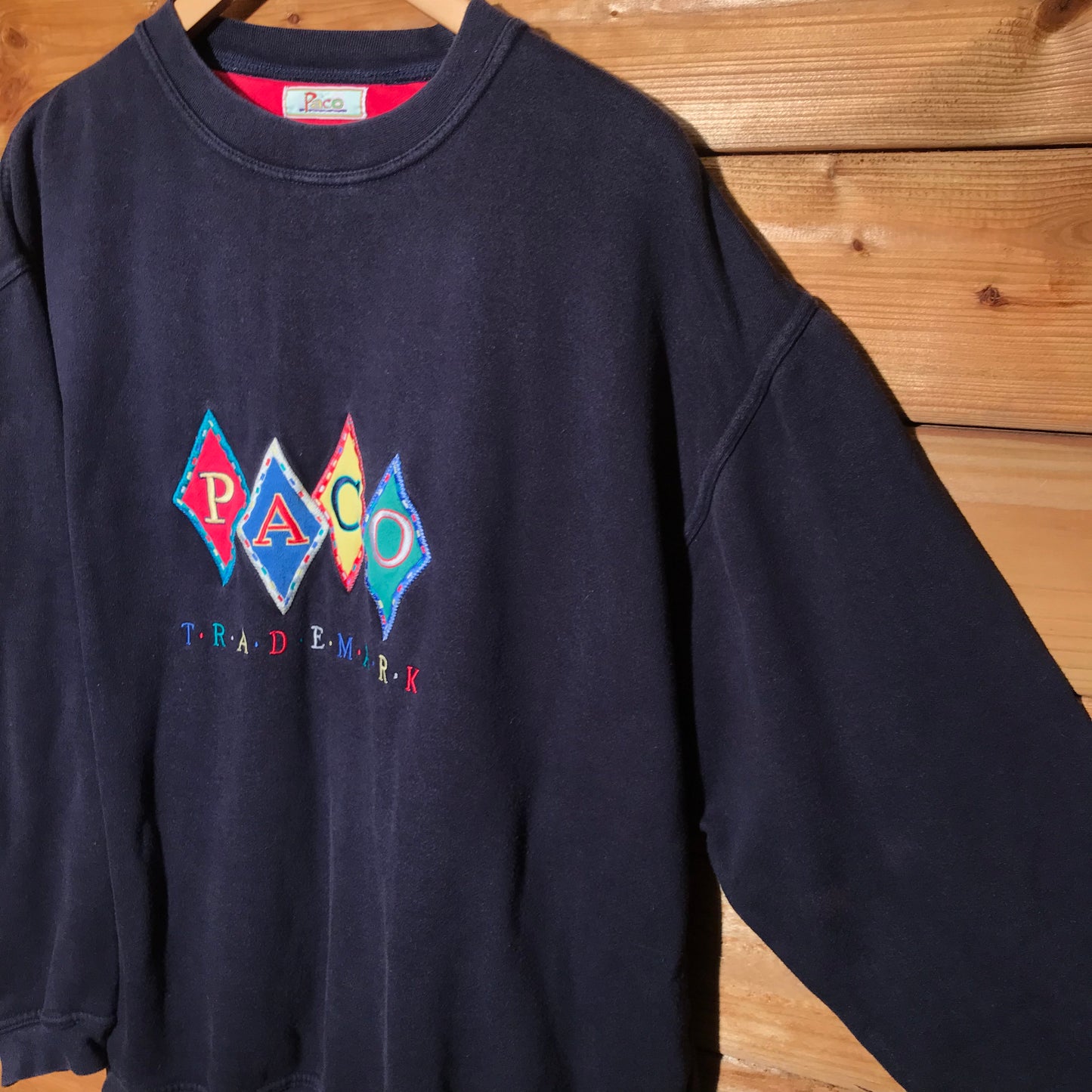 90s Paco Company spellout sweatshirt