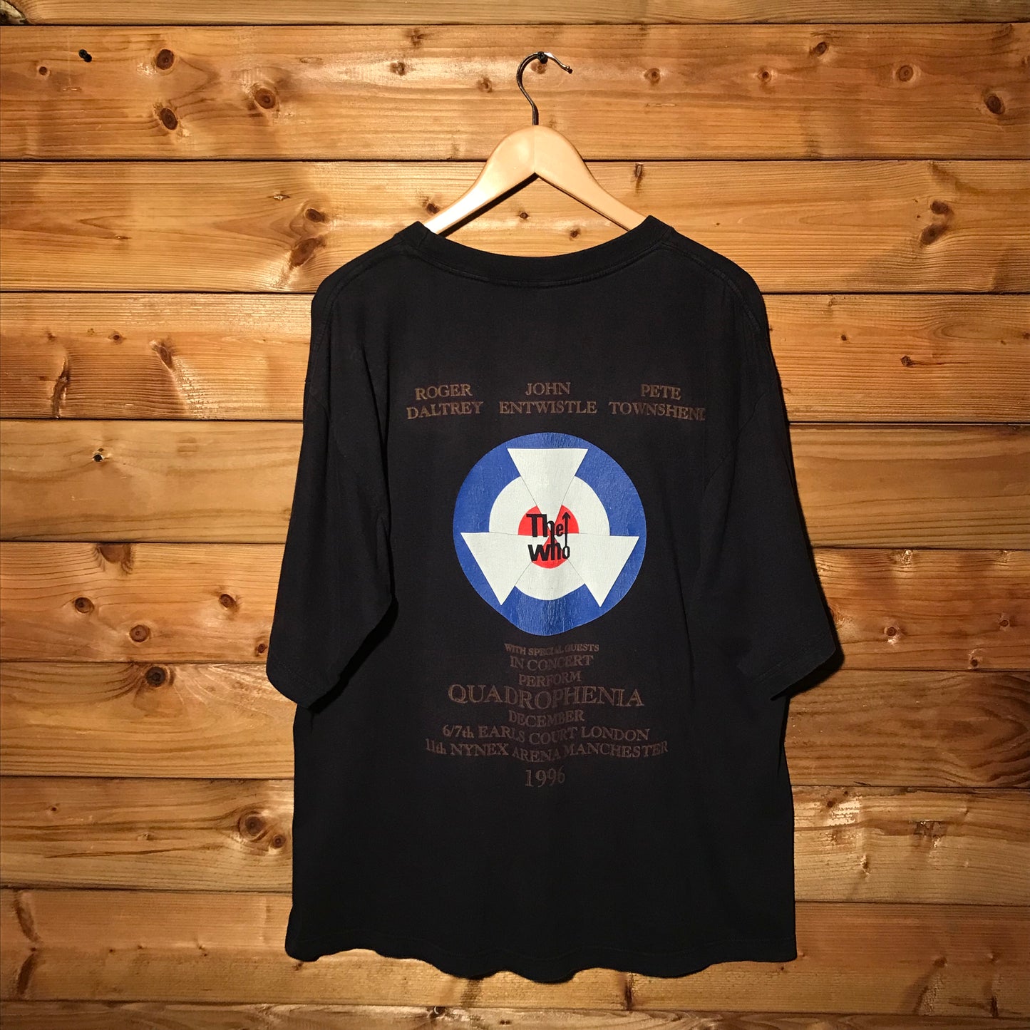 1996 The Who Quadrophenia concert t shirt