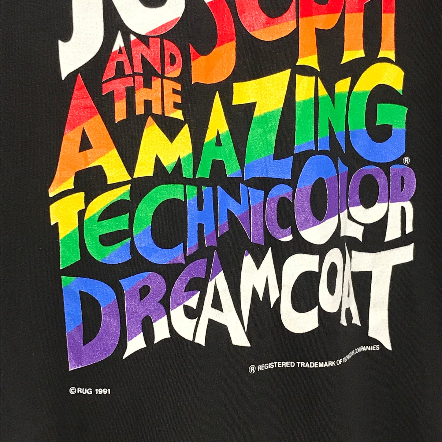 1991 Joseph & Amazing Technicolor Dreamcoat t shirt