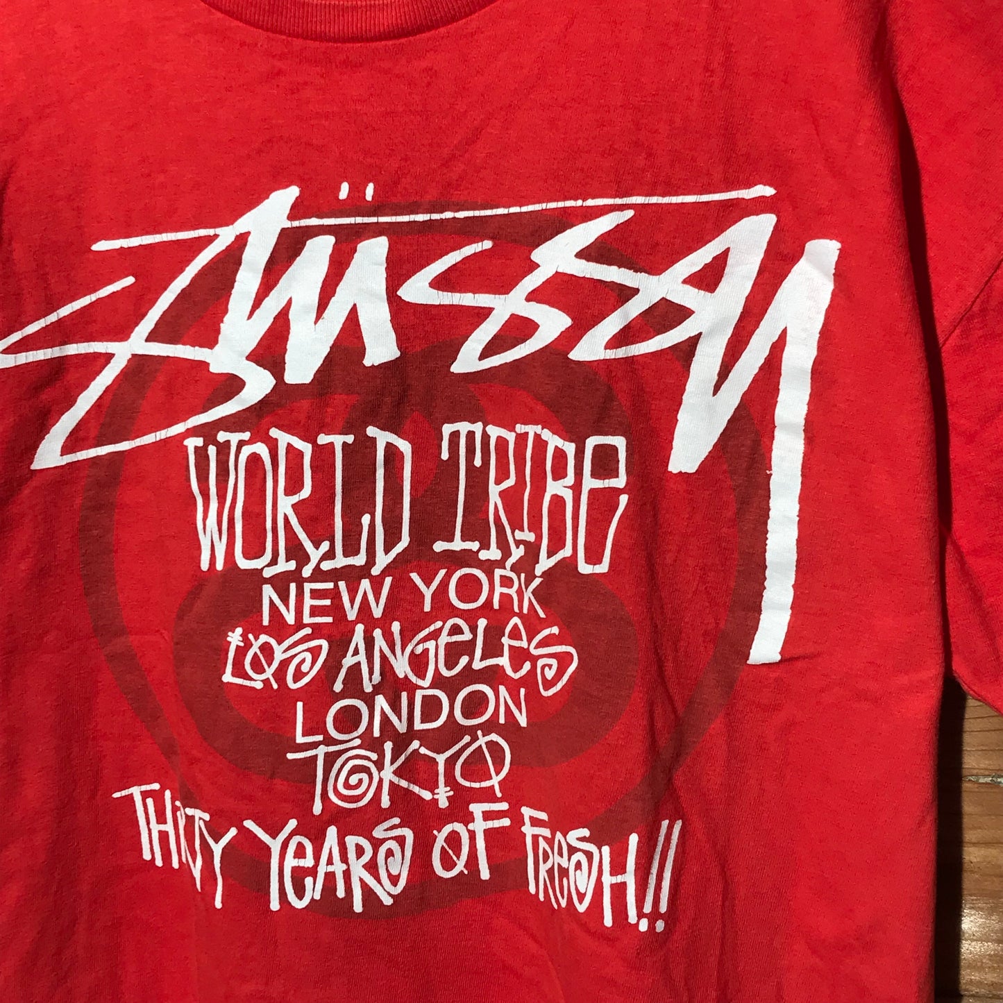 2010 Stüssy 30 Years of Fresh Anniversary t shirt