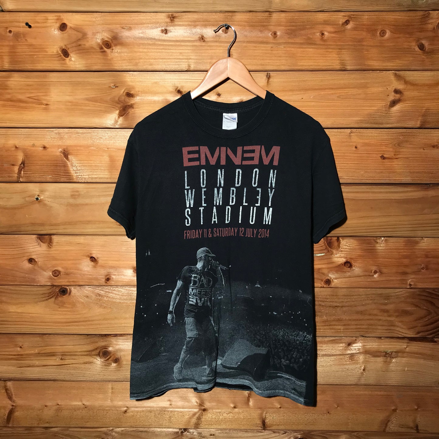 2014 Eminem Wembley Stadium Concert t shirt