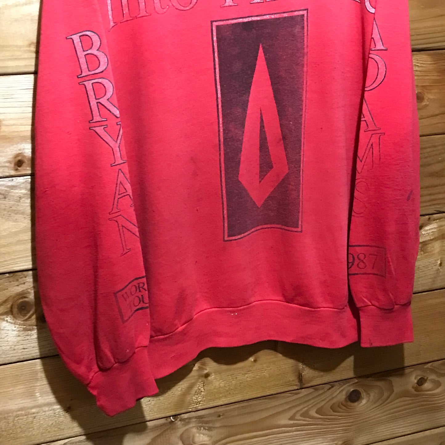 1987 Bryan Adams Into The Fire World tour sweatshirt