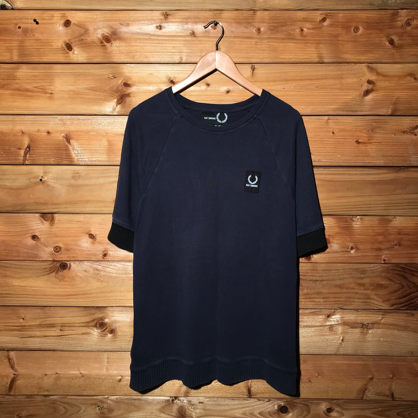 Fred Perry x Raf Simons sweatshirt style t shirt