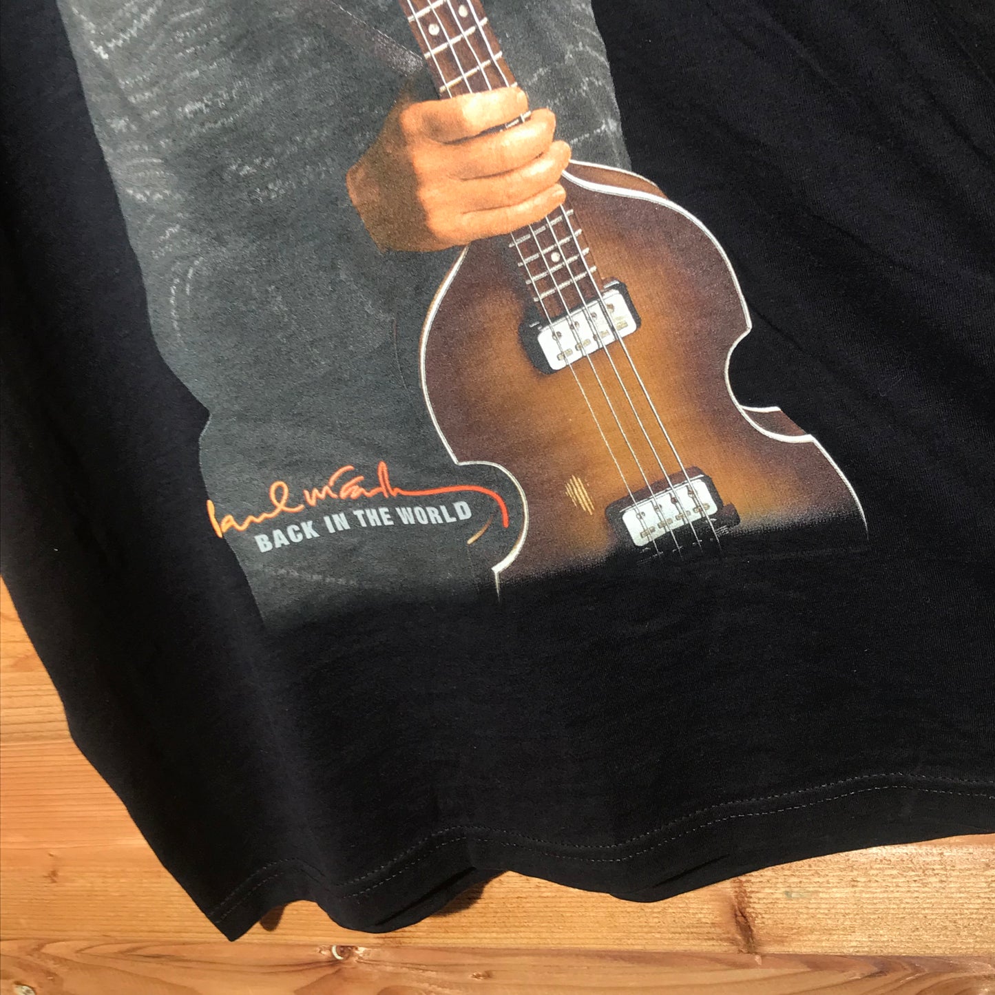 2002 Paul McCartney Back in the World Tour t shirt