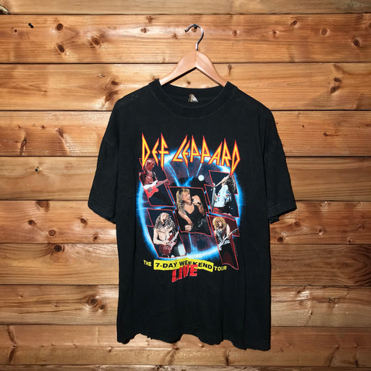 1993 Def Leppard The Adrenalize 7 Day Weekend Tour t shirt