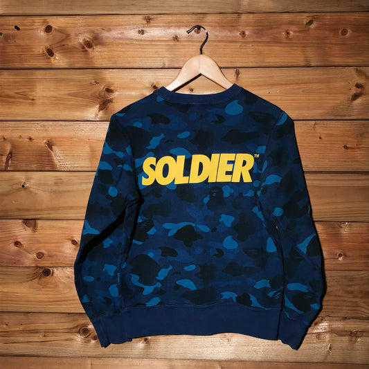 Bape, A Bathing Ape Soldier Camo sweatshirt