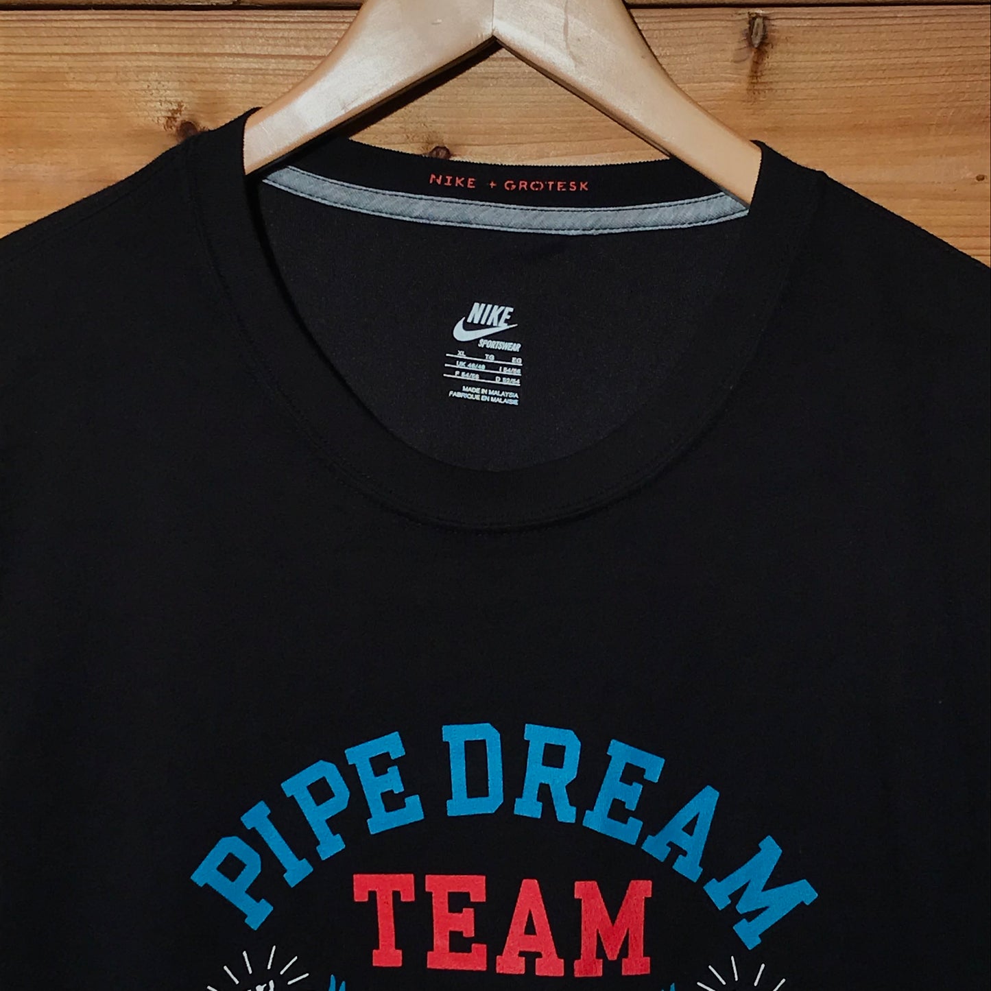 Nike x Grotesk Pipe Dream Team t shirt