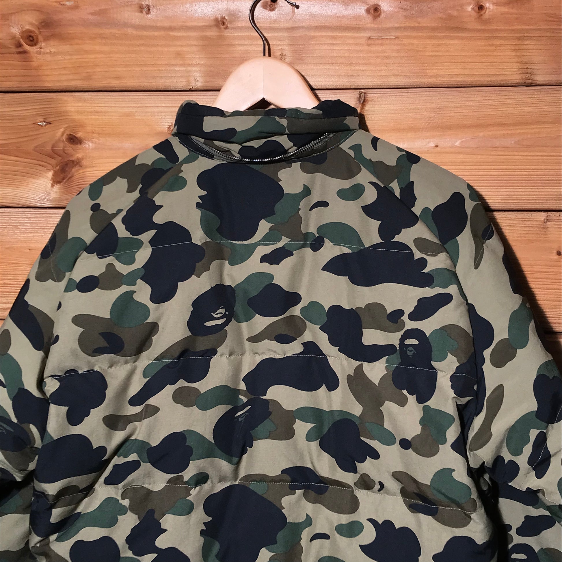 Bape, A Bathing Ape Camo Puffer jacket