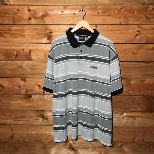 Guinness Striped polo t shirt